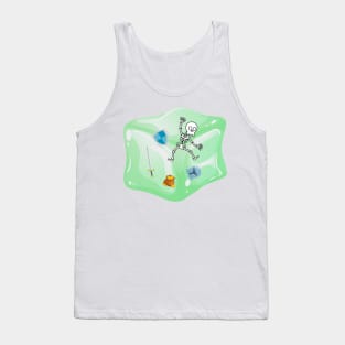 Gelatinous Cube - Green Tank Top